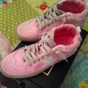 Shu Shop mid top canvas shoes